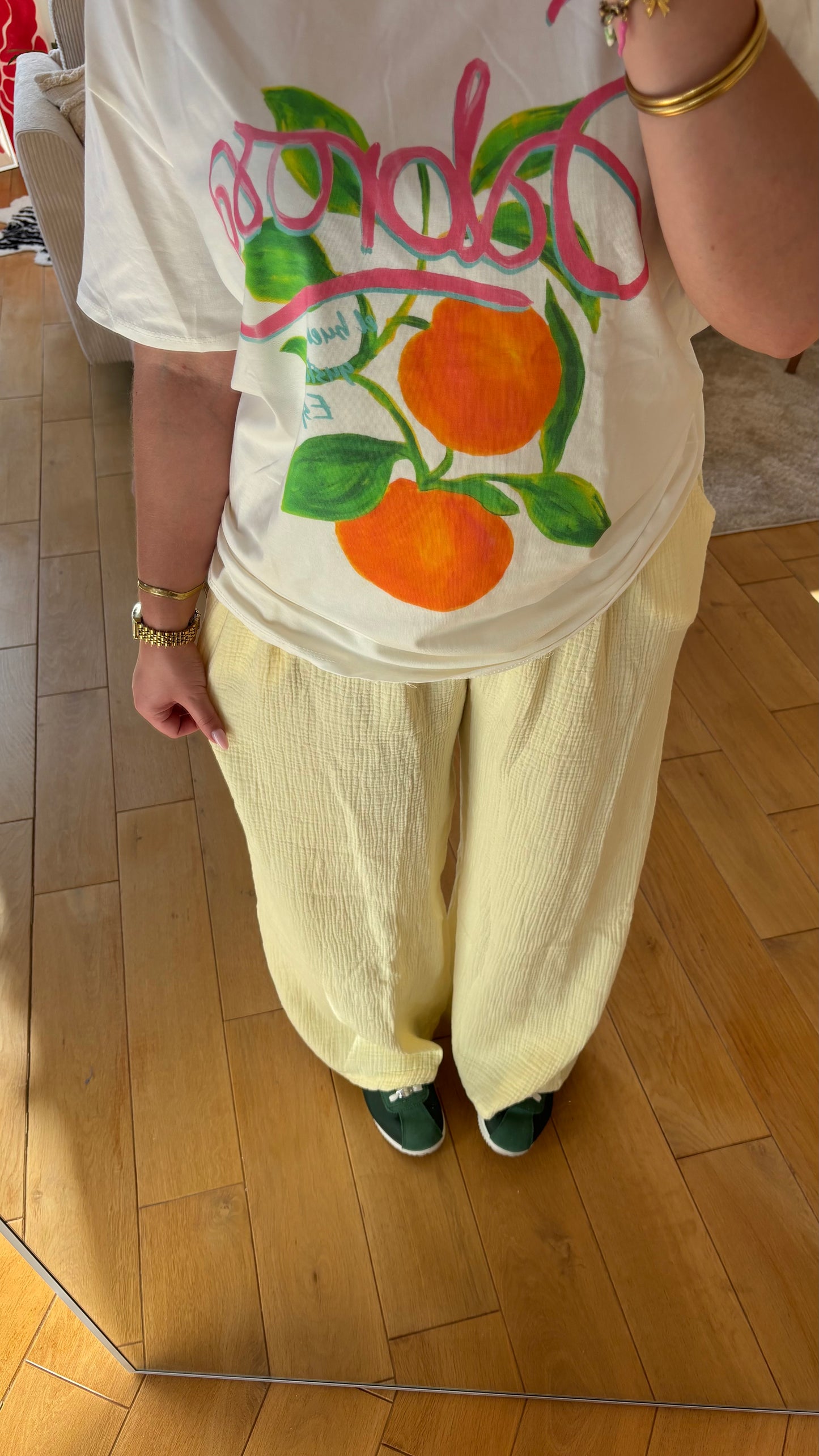 Pantalon Inès - Jaune