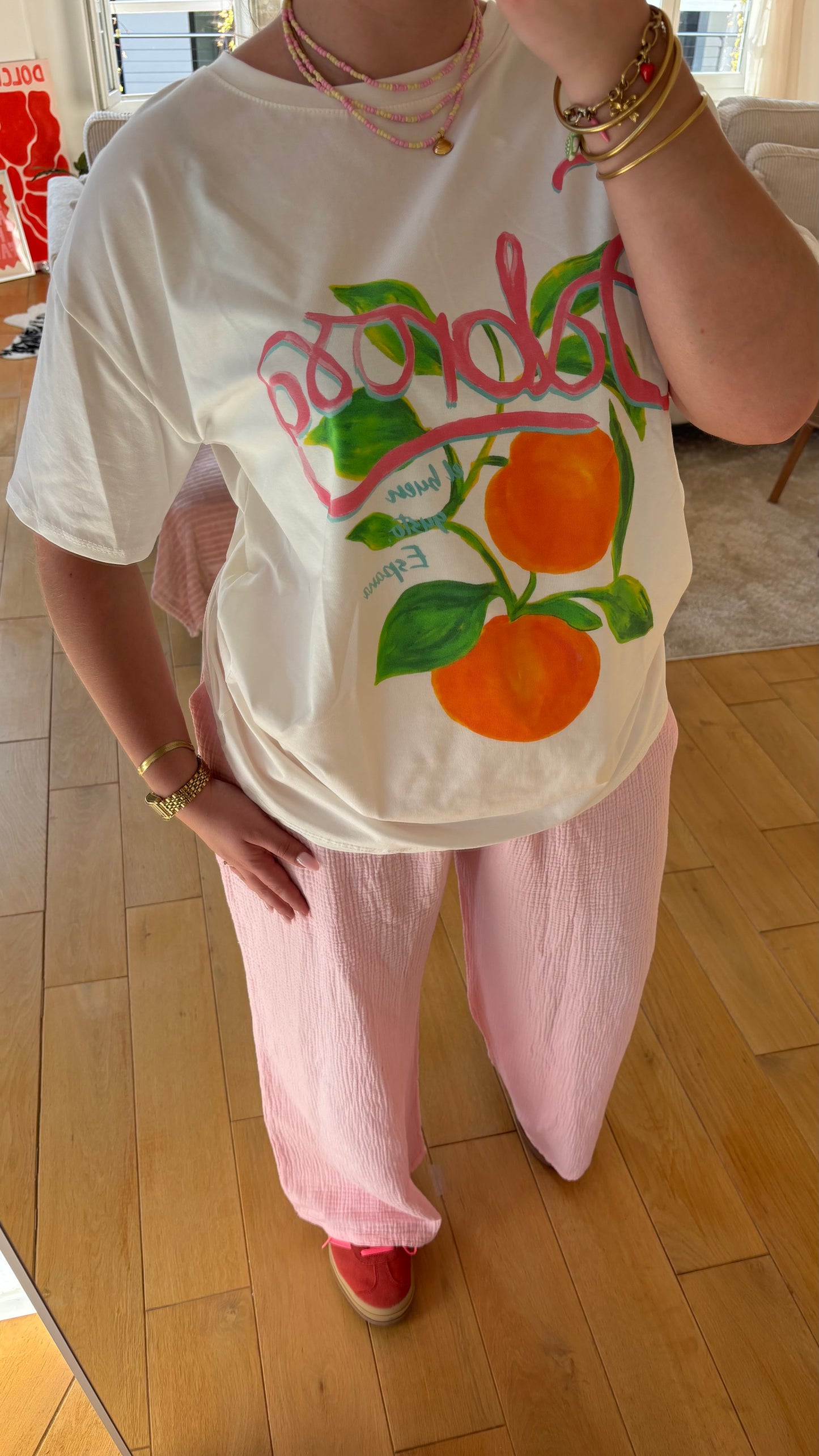 Pantalon Inès - Rose