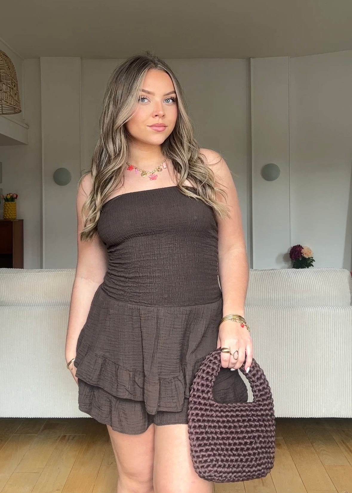 Combishort Julie - Chocolat