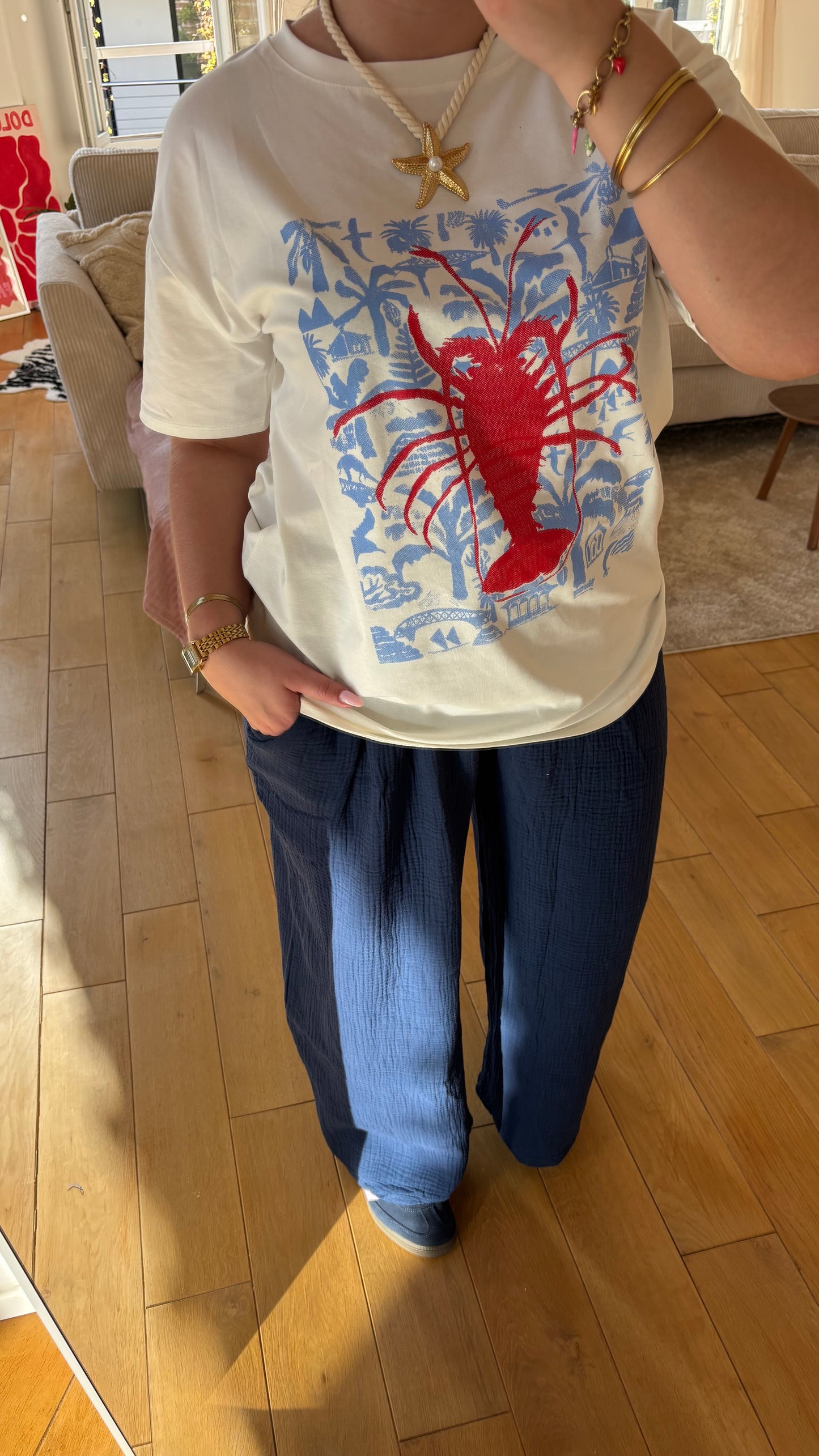 Pantalon Inès - Marine