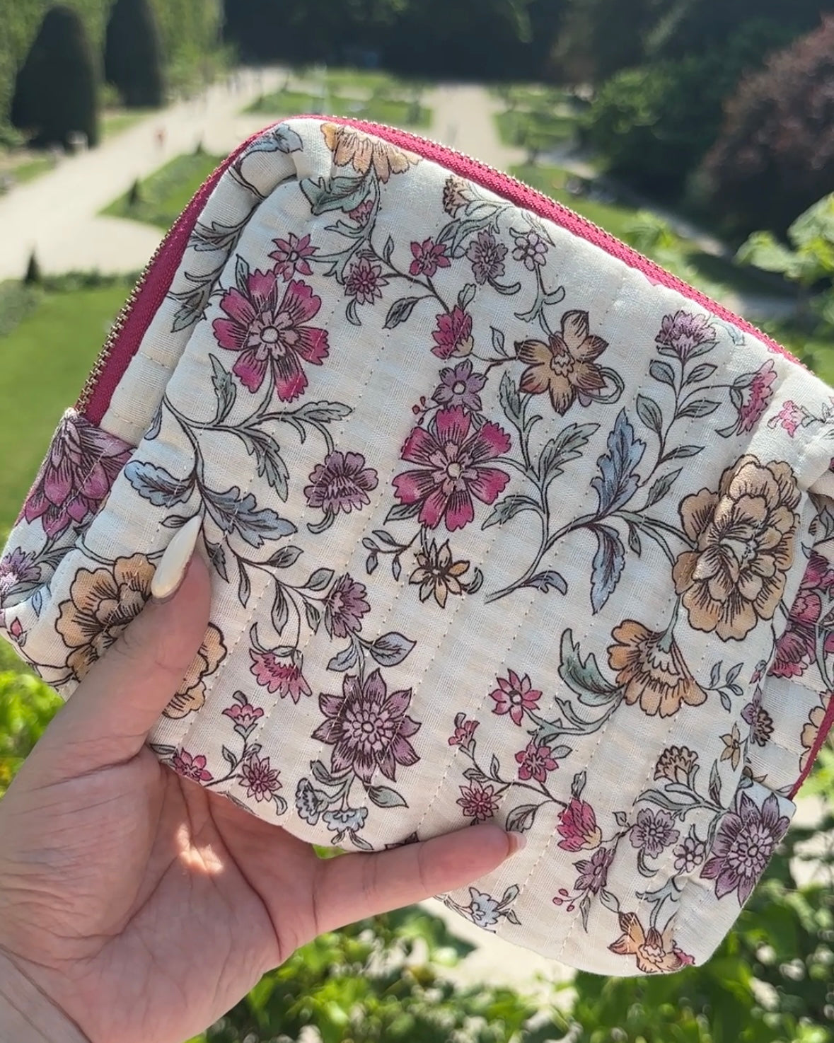 Pochette fleur - Rose