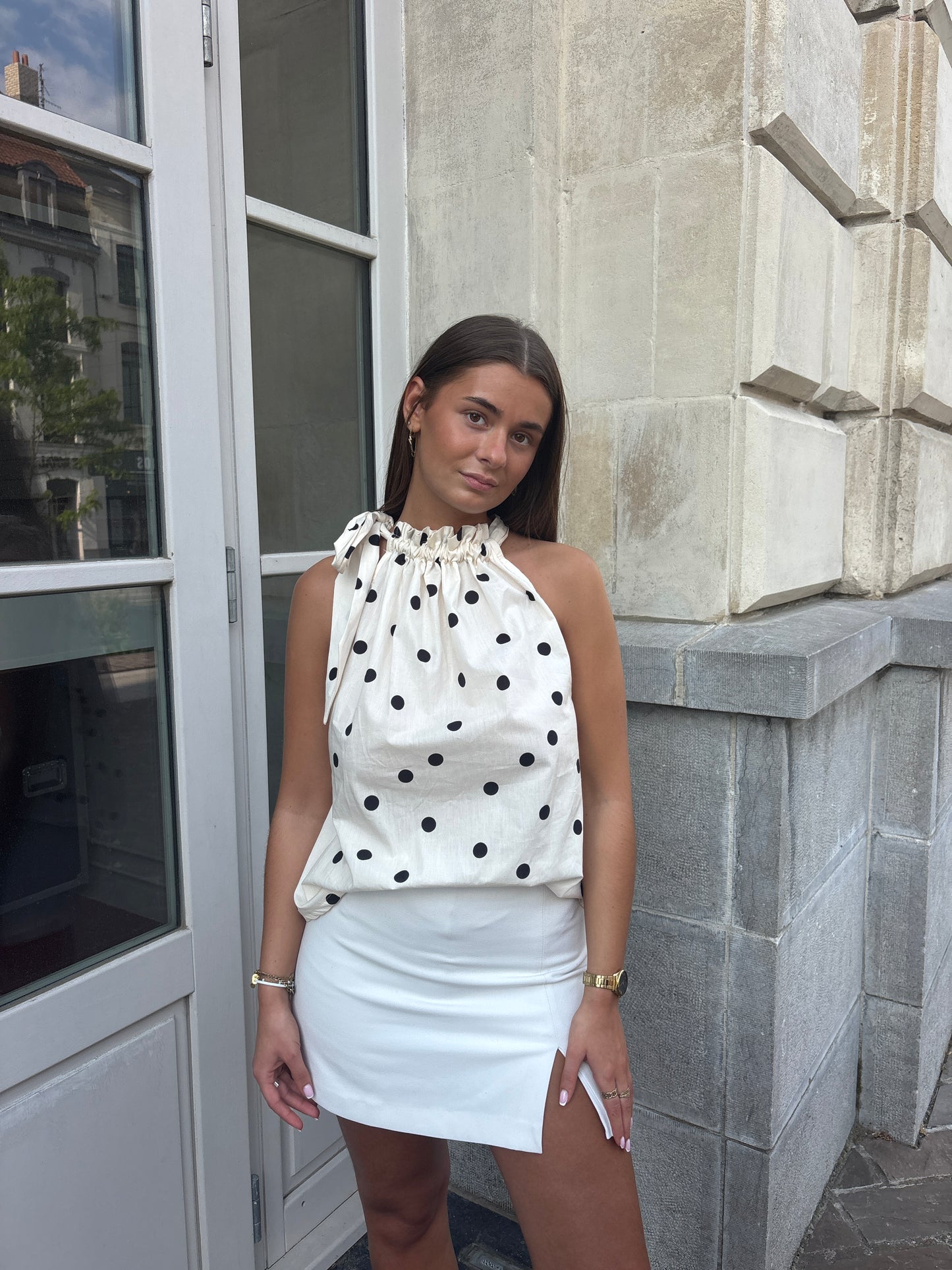 Top pois blanc
