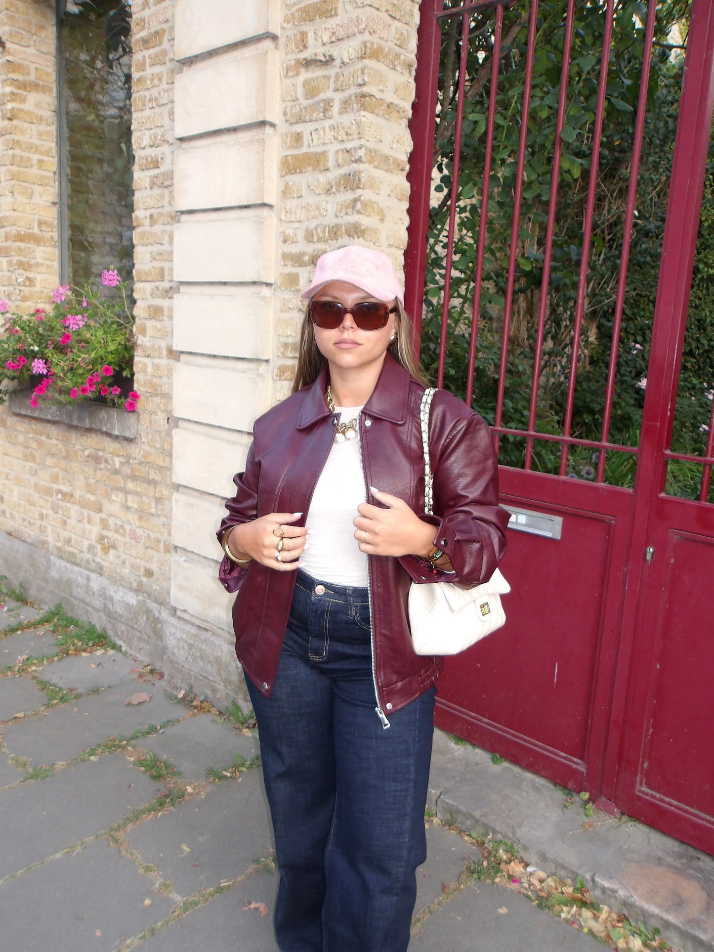 Blouson Burgandy