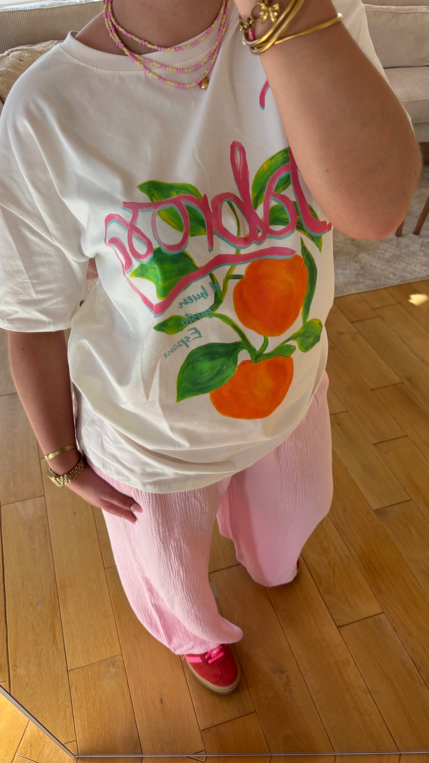 Pantalon Inès - Rose