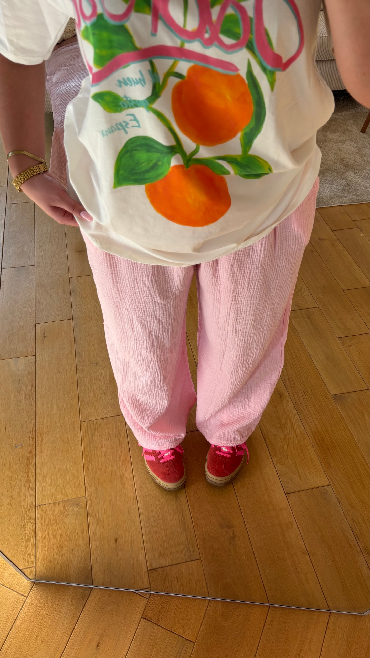 Pantalon Inès - Rose
