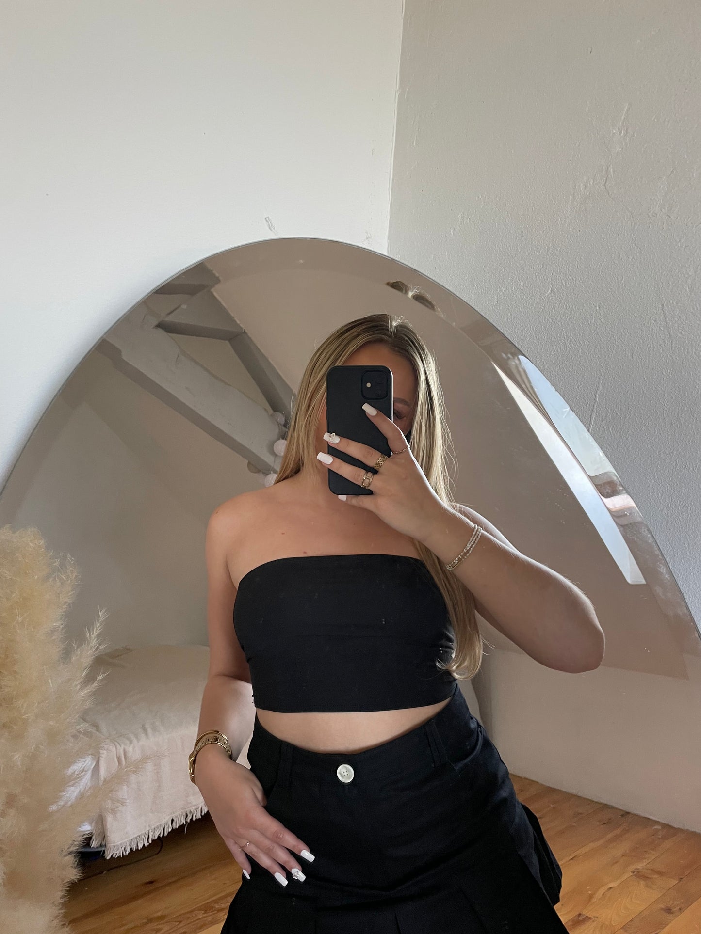 Top bandeau noir
