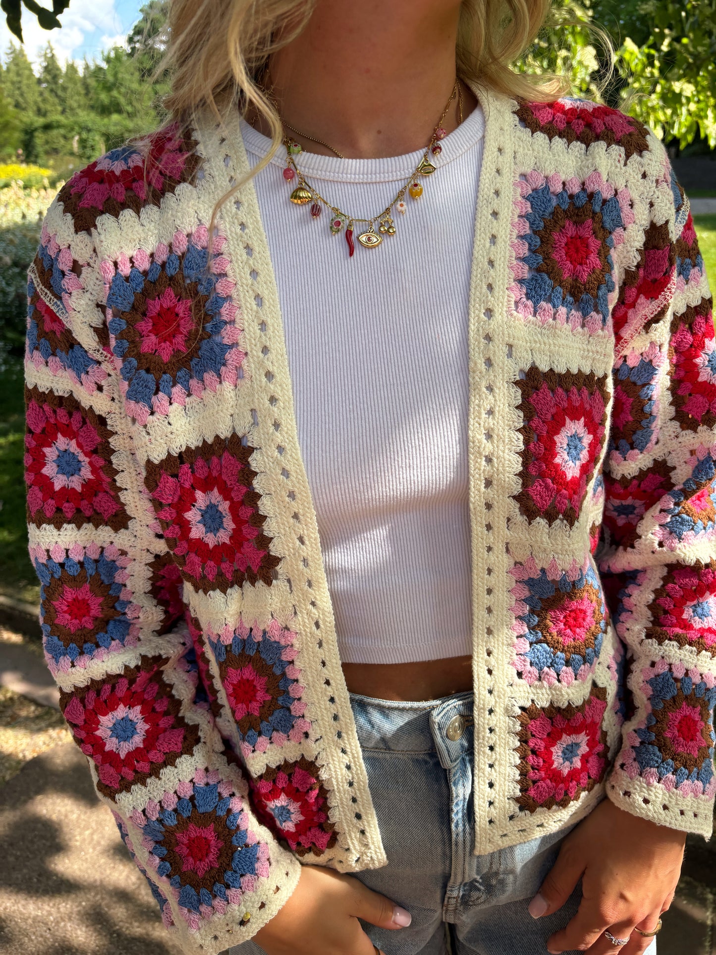 Gilet crochet Eléa