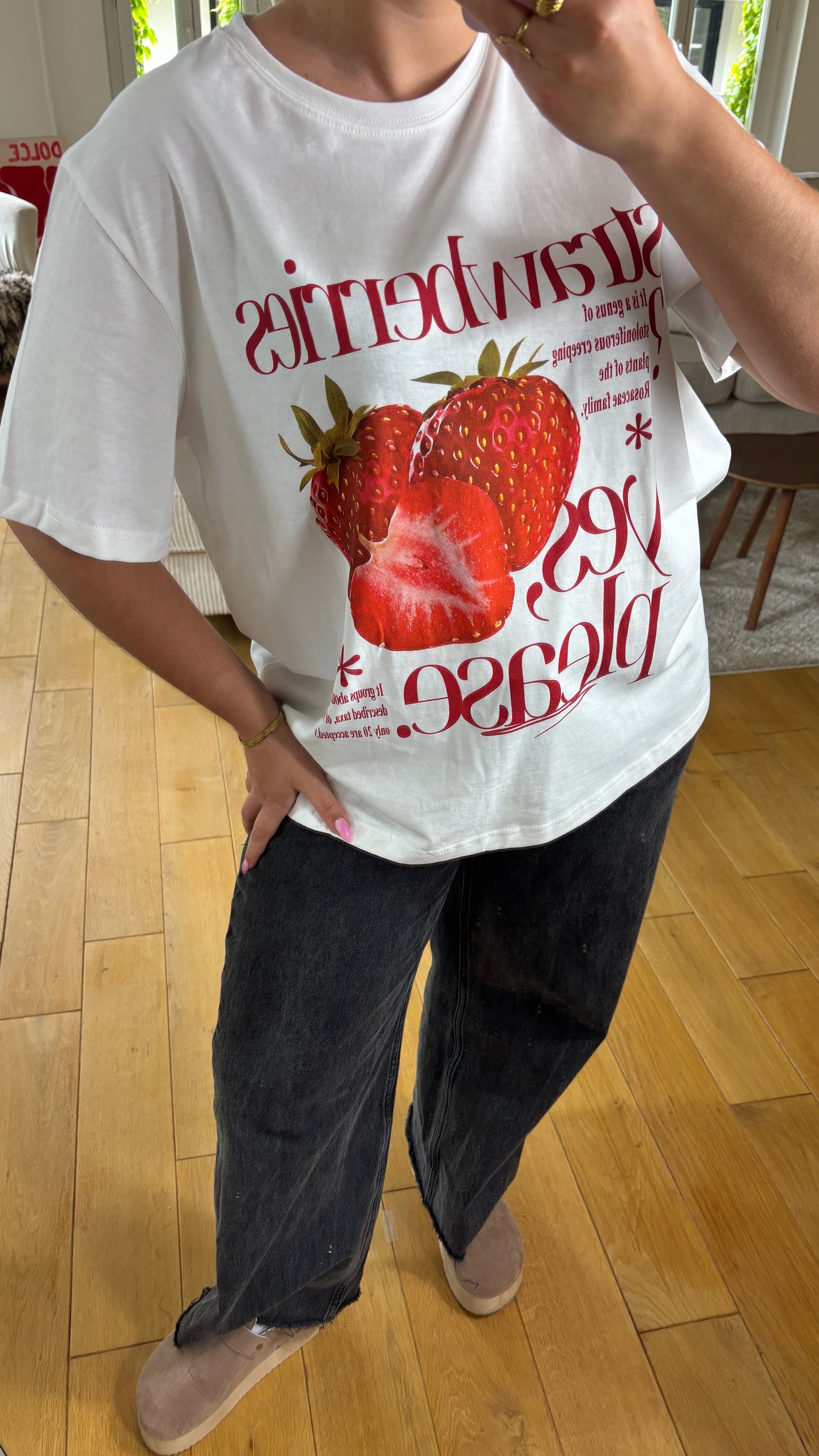 Tee-shirt fraise