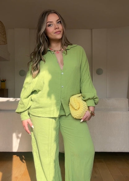 Ensemble Leila - Vert anis