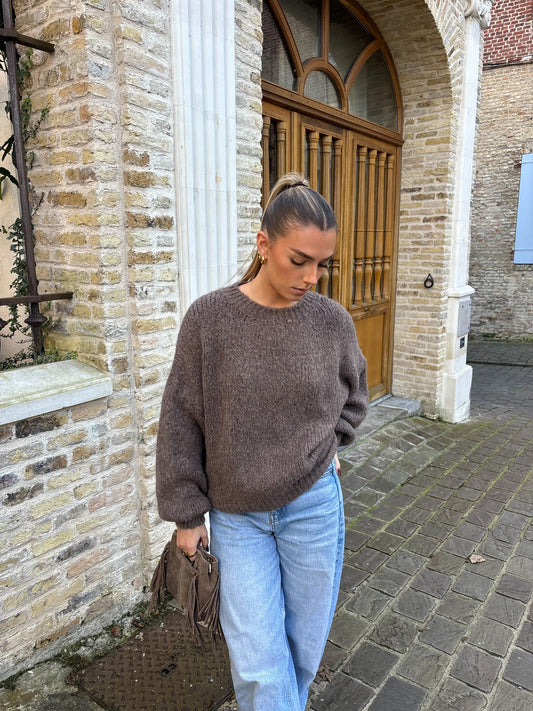 Pull taupe