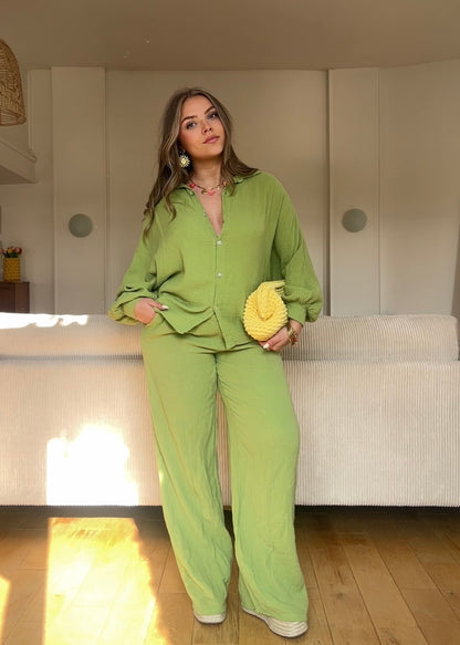 Ensemble Leila - Vert anis