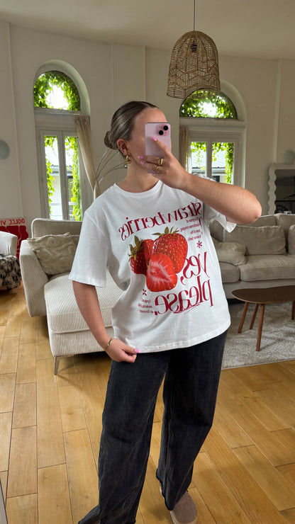Tee-shirt fraise