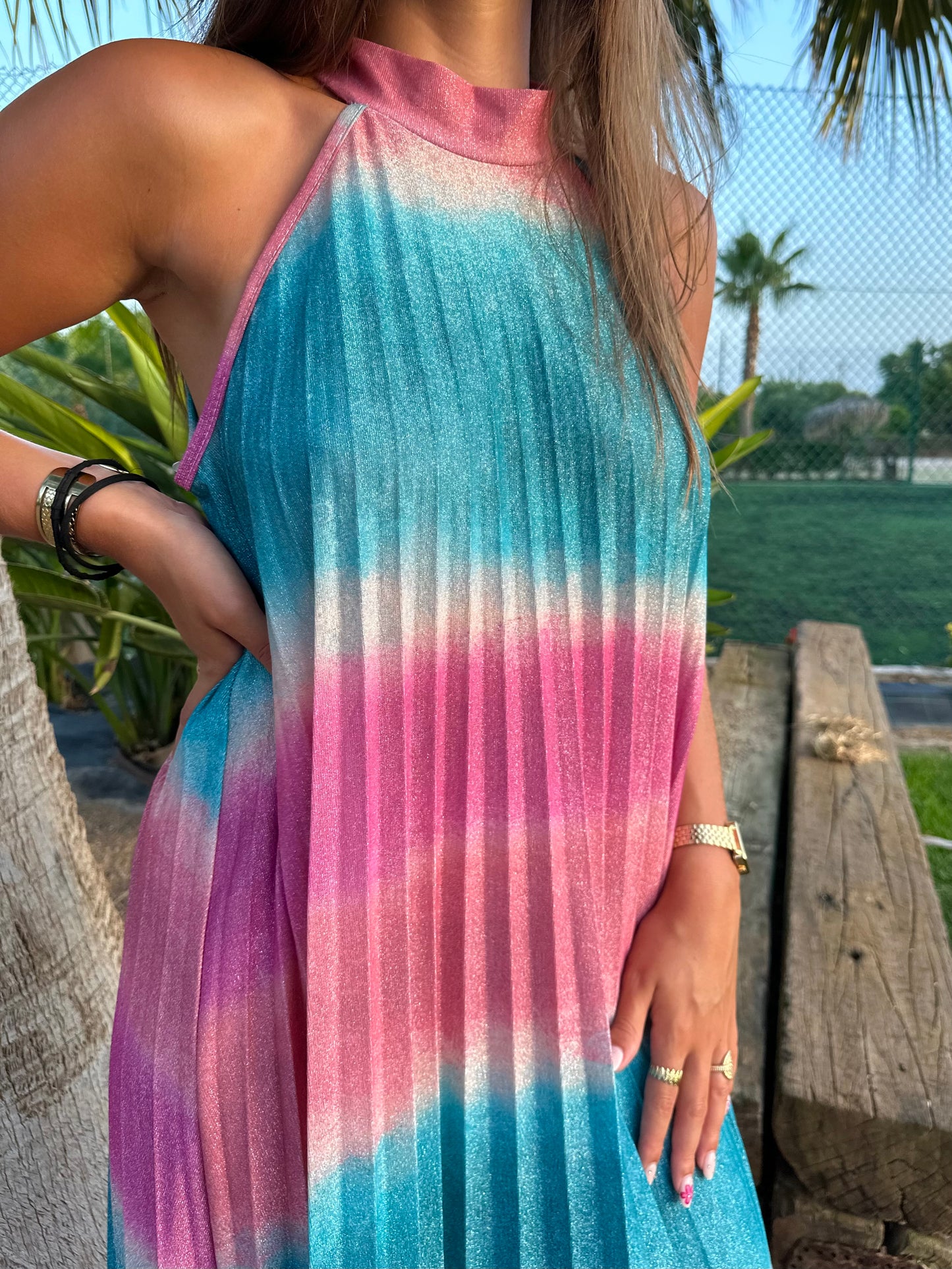 Robe Sunset - Bleu